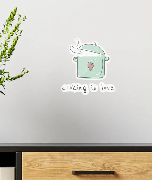 Cooking is Love - Wall Sticker