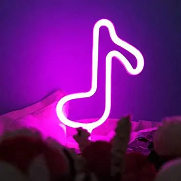 Neon Music Light Signs Pink Neon Light