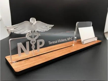 Doctor Acrylic Name Table Top