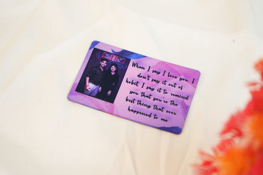 Wallet card message 107