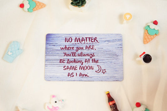 Wallet card message 113