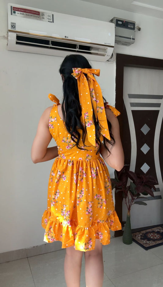 Nemesia Honey Strap Short Dress Plus