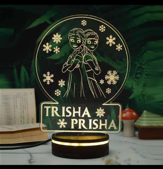 Personalised Fairy 3D Lamp