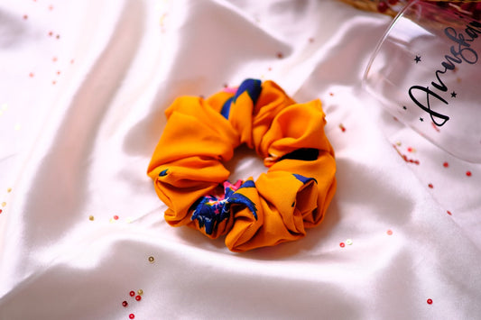 Iris Flower Scrunchie