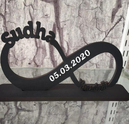 Infinty Couple Name Table Top
