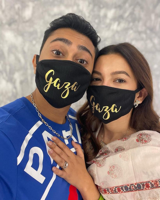 Golden Customized Mask