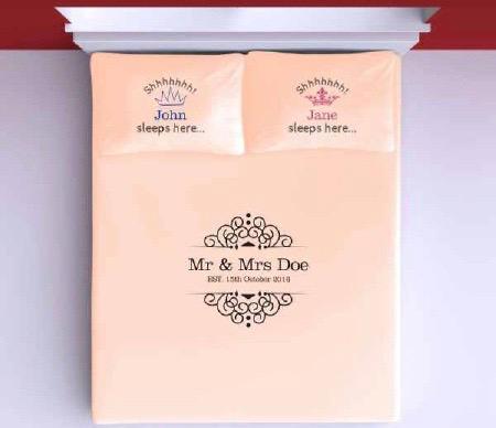 Mr And Mrs Bedsheet