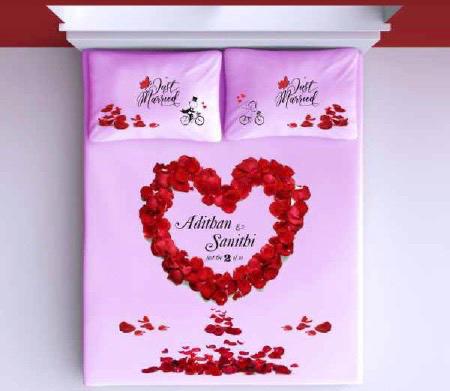 Just Married BedSheet