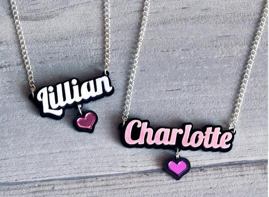 Personalised Name Pendant v2