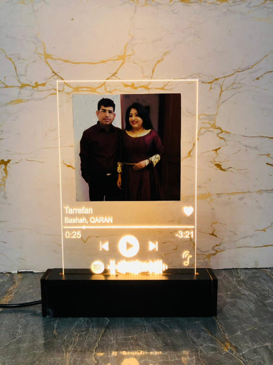 Scannable Spotify led Table Top