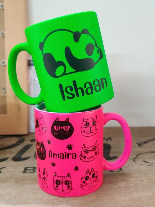 Personalised Neon Mug