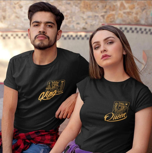 King And Queen Couple Tee