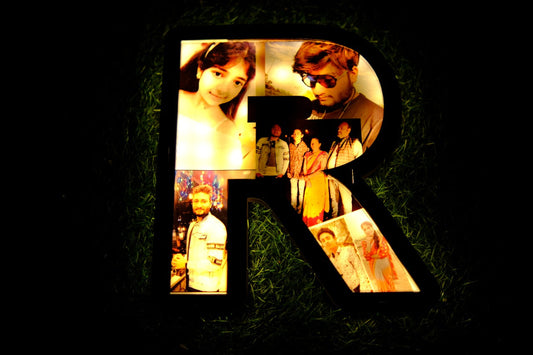 Led photo alphabet lamp