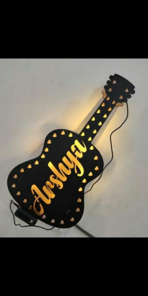 Personalised Guitar Lamp