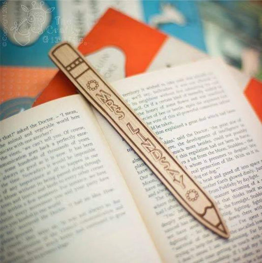 Personalized Pencil Style Bookmark
