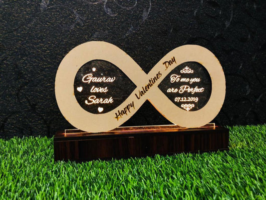 Infinity valentines Day Lamp