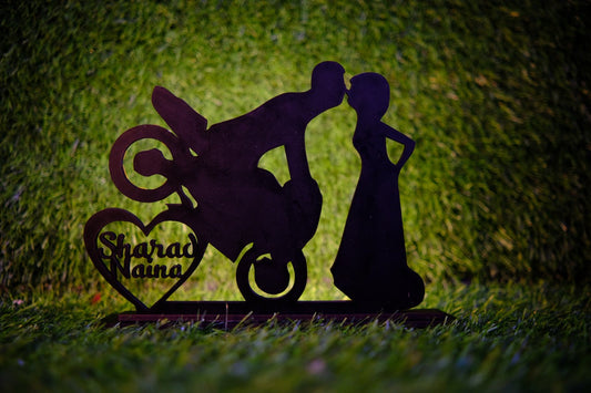 Wireless Couple Kiss Name Lamp