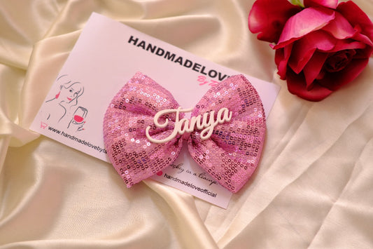 Name Sequence Pink Bow