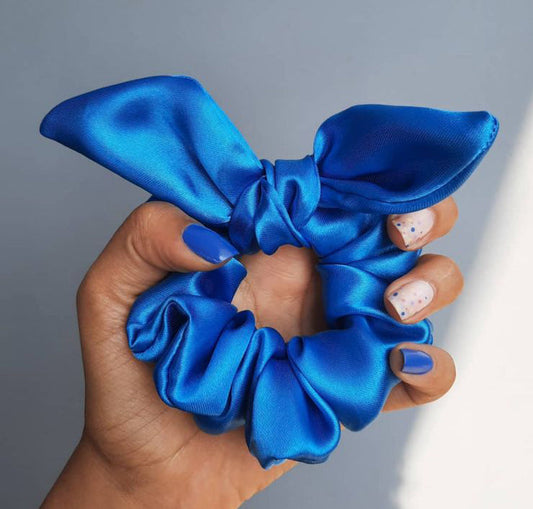 Blue Bunny Scrunchie