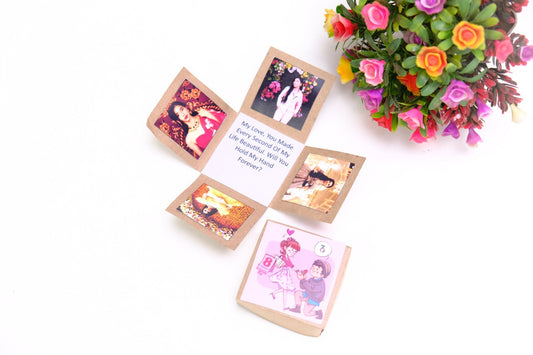 Prepose Day Photo Mini Explosion Box