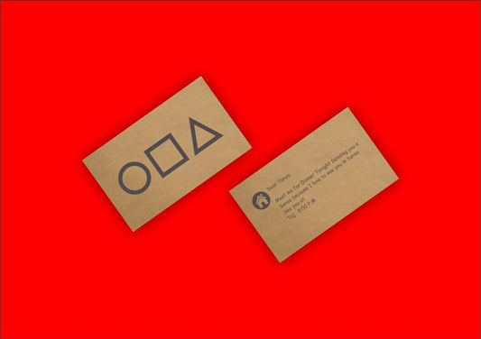 Customised Squid Game Invitation