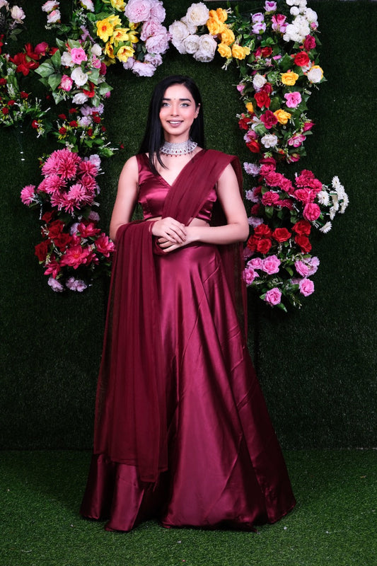 Valentine Red Lehenga