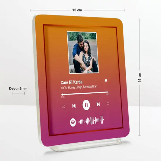 Personalised Spotify Favourite Song Plaque