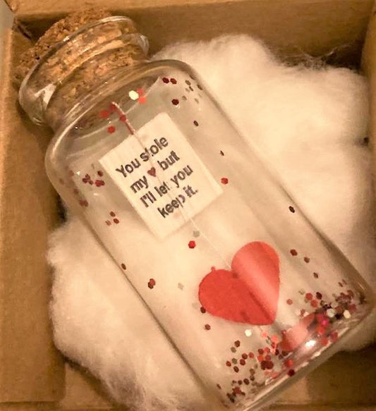 You stole my heart bottle