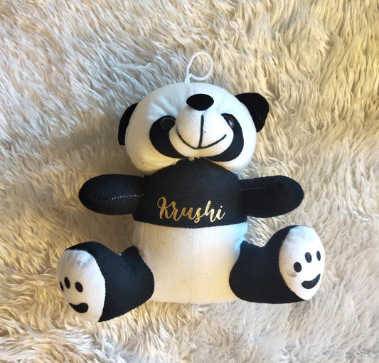 Customised Panda Softtoy