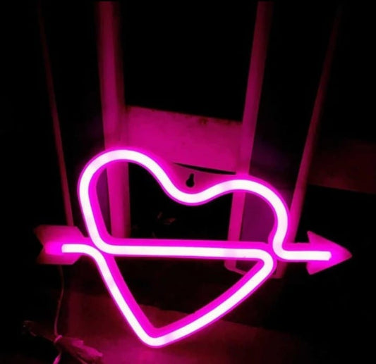Valentines special neon light