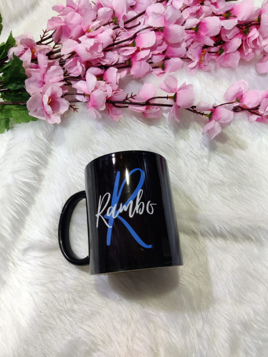 Customized Black Mugs