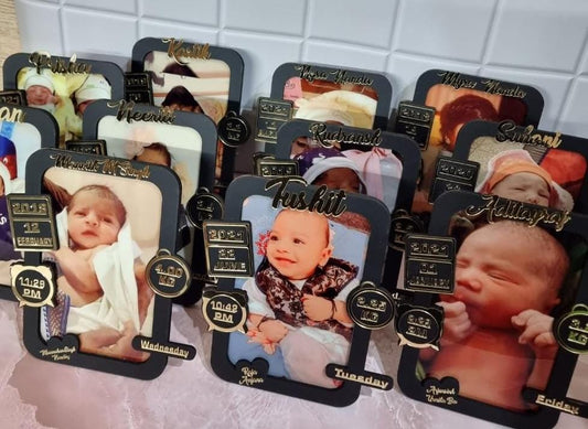 Customize baby wooden frame