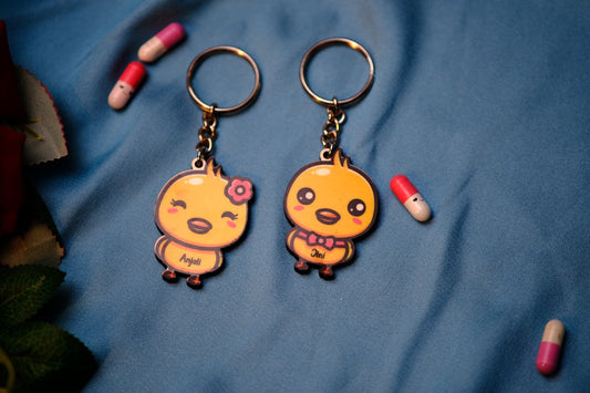 Couple Love Birds Keychains