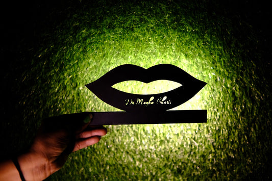 Personalised Name Lips Style  Lamp
