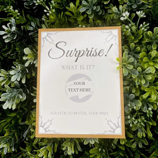 Surprise Custom Scratch Card