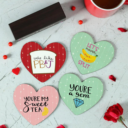 Personalised Heart Coaster