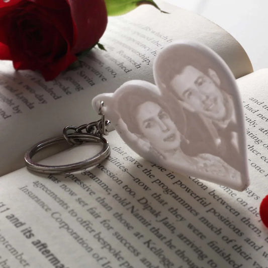Personalized Magic Heart Keychain