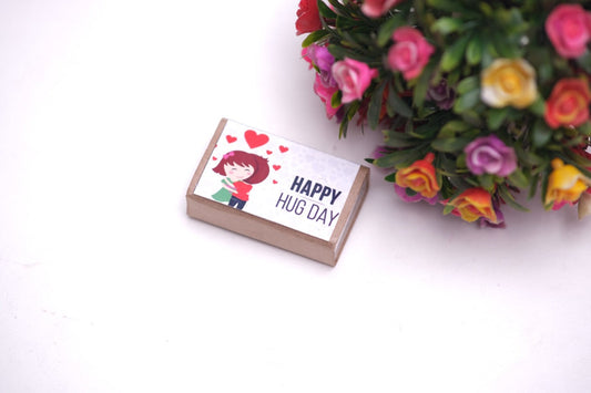 Happy Hug Day Match Box