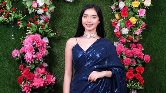 Frozen Filmfare Sequence Stitched Blouse