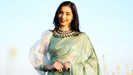 Mint Green Filmfare Sequence Stitched Blouse