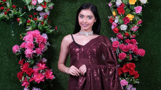 Coke Filmfare Sequence Stitched Blouse