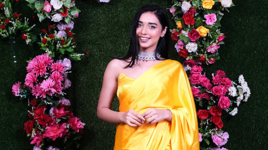 Genda Phool Satin Stitched Blouse