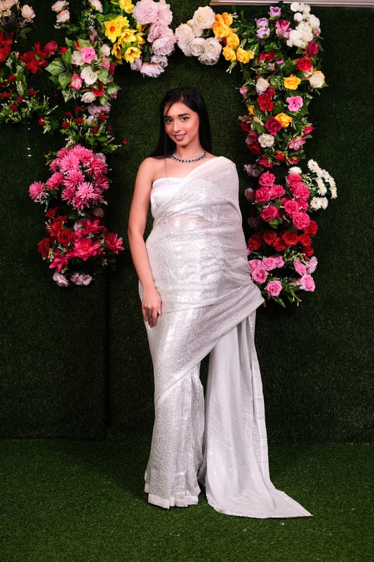 Unstitched Snow White Filmfare Sequence Saree