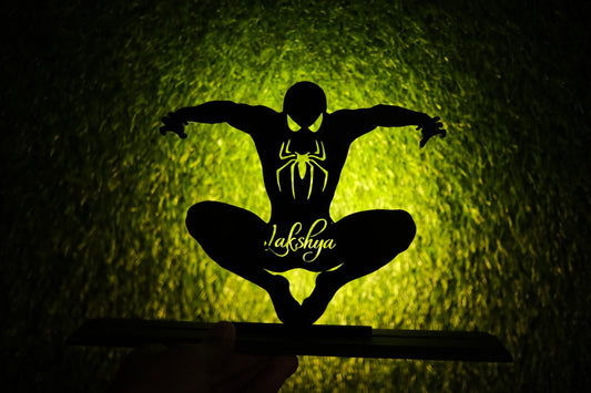 Personalised SpiderMan Lamp
