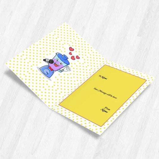 Personalised You Turn Me On Card