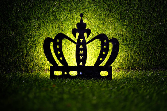 Personalised Name Princess Crown Lamp