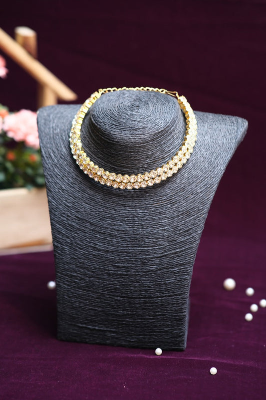 2 layer Gold Choker