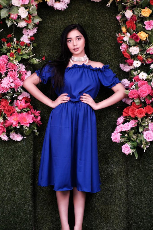 Blueberry dress Plus