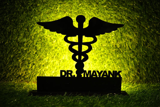Wireless Doctor Name Lamp