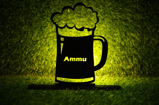 Wireless Bear Mug Name Lamp